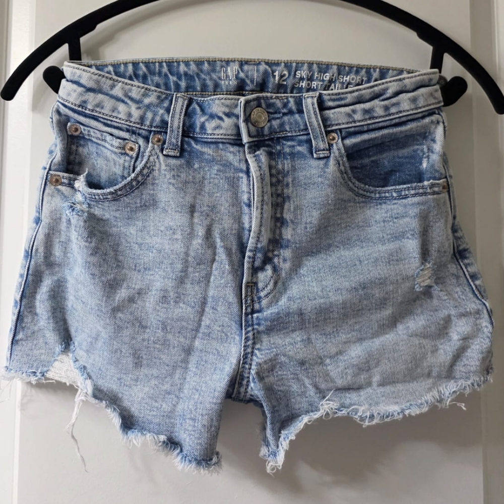 GAP Kids Distressed Jean Shorts